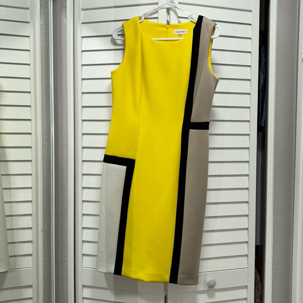 💛🖤 CK Colorblock Dress 💛🖤